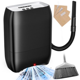 LyriFine Touchless Vacuum Automatic Dustpan, 3-Pack Dustbags Automatic Dustpan with Nozzle Attachment, Auto Sensors Hair Vacuum for Salons, 2 Cleaning Modes Canister Vacuum for Floors Pet Hair Food