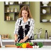 BGBDEIA Cowhide Print Apron Adjustable Neck Bib Apron for Men