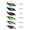 6 Pairs Of Simulated Cat Eye Stickers, Scratch-Blocking Stickers, Car