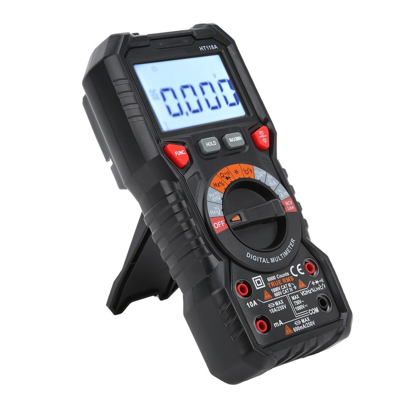 HT118A Digital Multimeter Automatic Range MultiFunction Voltage Tester Current Meter