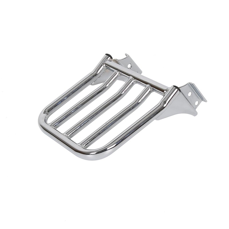 ECOTRIC Sissy Bar Backrest Chrome Luggage Rack Compatible with 2004-Later