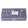 Welding Torch Kit Glass Nozzle Gun Tail Tungsten Clamp Silicone