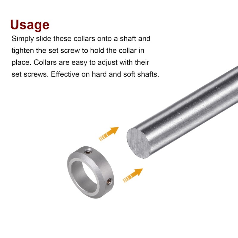 QUARKZMAN Set of 2 Adjusting Rings Shaft 25 mm Bore
