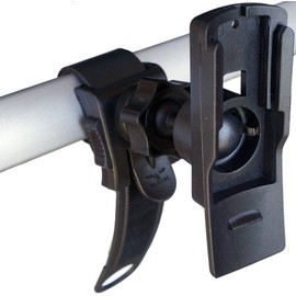 ChargerCity Strap Lock Swivel Adjust Mount for Mountain Bike Bicycle Golf Trolley Cart Fits Garmin Alpha 100 Approach G3 G5 Astro 320 430 Dakota 10 20 GPSMAP 62 64 inReach Explore + GPS Tracker