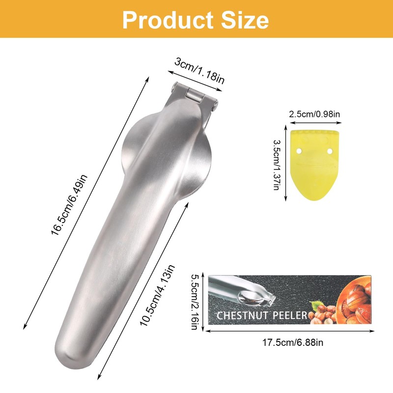 Chestnut Cutter Stainless Steel Chestnut Cutter Chestnut Cutter Nutcracker Walnuts