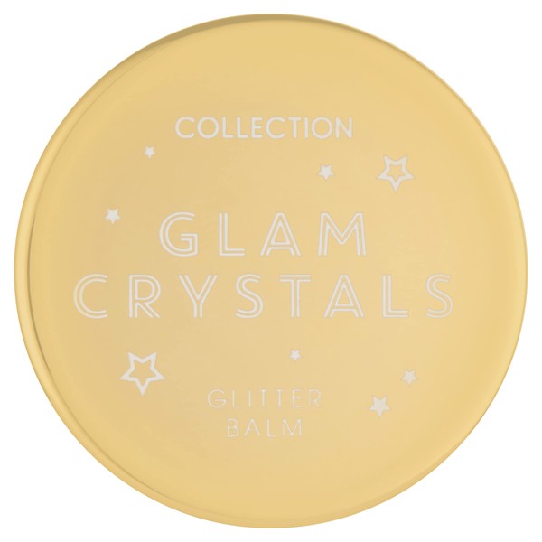 Collection Cosmetics Crystals Glitter Balm, Festival Glitter Makeup, Light-Weight Formula – No Need for Glue, Sequins