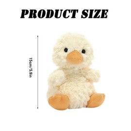 JNGTKL Duck Teddy, 15cm Duck Toy, Yellow Duck Plush, Soft Plush Toy, Sweet Duck Doll, Small Duck Lovely Doll, Warm Plush Duck Gifts For Valentine's Day Children's Day Birthday