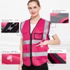 AKEIVN Hi Vis Vests for Women Men High Visibility Reflective
