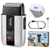 KEMEI IPX7 Foil Shavers Electric Razor for Men with 3
