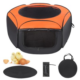 Phoncoo Chick Brooder Box, Upgrade Double Door Brooder Box for Chick Starter Kit, Pop...