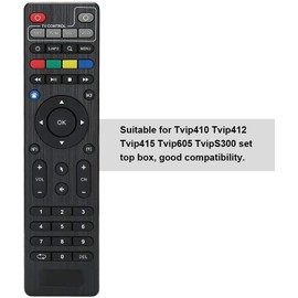 Replacement Remote Control for TVIP 605, TVIP 415, TVIP 412, TVIP 410, TVIP S300 Set Top Box (2 - Packs)