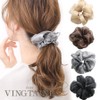 Vingtaine HS-169 Chouchou Shiny Organza Plain, Sheer, Transparent, Volume, Simple,,