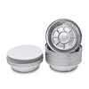 (60 Pack) Premium 7-Inch Round Foil Pans with Board Lids