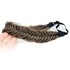 BOBIYA Wide Fishtail Synthetic Hair Braids Headband, Classic Braided Headband,