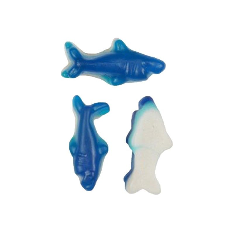 JIMBO SNACKS Mini Blue Raspberry & Marshmallow Gummi Sharks -