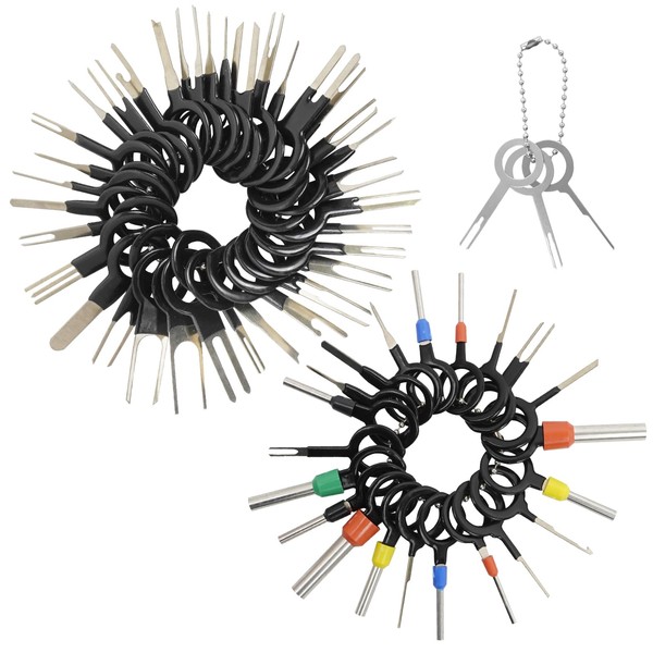 59 Piece Terminal Removal Tool Kit, Car Cable Plug Removal