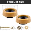 boeemi Extra Thick Wax Ring Toilet Kit,with Bolts for Reinstallation