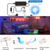 GEYUEYA Home WiFi RGB COB LED Strip with Power Supply,Flexible