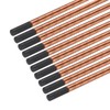 PATIKIL 10pcs 5mmx305mm(3/16"x12") Carbon Arc Air Gouging Rods Copper Graphite