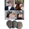 FREESE Men's Hunting Hat, Classic Leather Style, UV Protection, gray