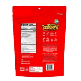 TOSTONES, Green Plantains, Re-Sealable Bag, Crunchy chips, Plantains, Palm Oil and Salt, 3.53 Oz per Unit, HABANERO Flavored, 8 Pack,