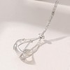 NUEAYMS Pearls Stone Holder for DIY Necklace Adjustable Empty Pendant
