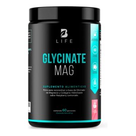 Glicinato De Magnesio En Polvo 600g Glycinate Mag. B Life Sabor Raspberry lemonade