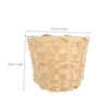 STOBAZA 3sets Tiny Basket Organizer Woven Storage Basket Small Baskets