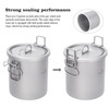 Boundless Voyage Titanium Rice Cooker Camping Cooking Pot Ultralight Camping