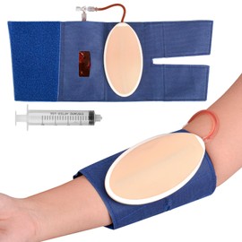 Medarchitect IV Practice Kit for Injection Training, Wearable Injection Practice Kit for Venipuncture Practice, IV Injection/Insertion Practice Pad for Medical Education
