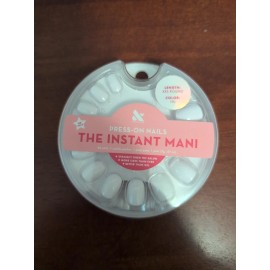 Olive & June Press On Nails Instant Mani XXS Round HD White