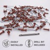 SKIR'CO Pack of 350 blind rivets painted 4.0 x 14