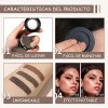 Polvo De Maquillaje De Fibra Capilar Cubre Raíz Cabello 2pzs