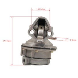 The ROP Shop | Fuel Pump with Gaskets for 1996 Mercruiser 5.7L [BRAVO] 457B110JS Inboard Marine
