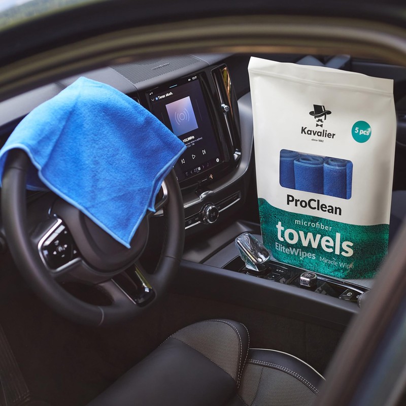 Kavalier ProClean - Miracle Wipe - Microfiber Blue Towel Set