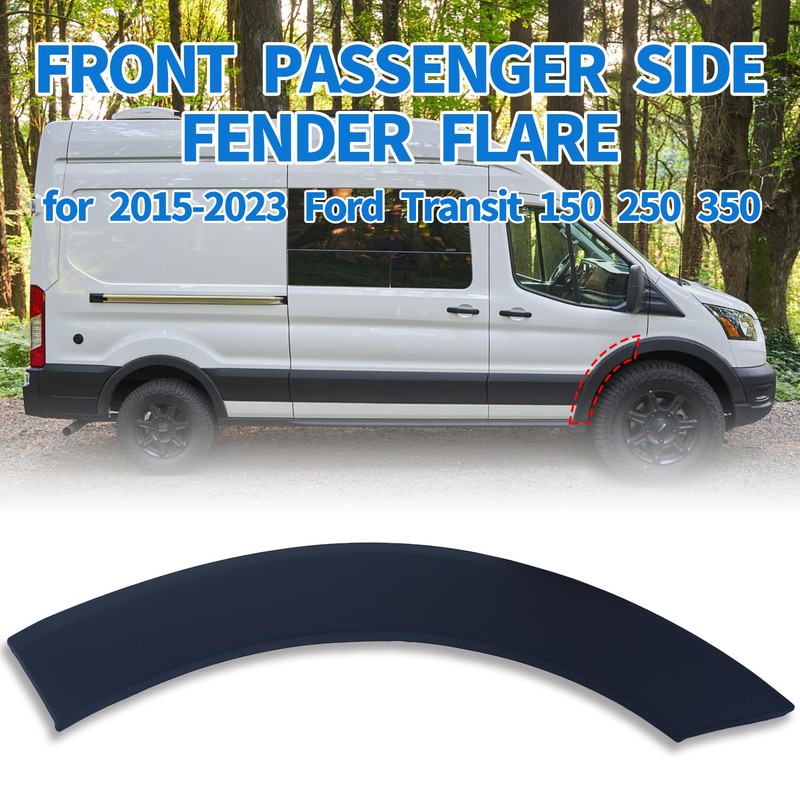 Spwrney Front Passenger Right Side Fender flare Molding for 2015-2023