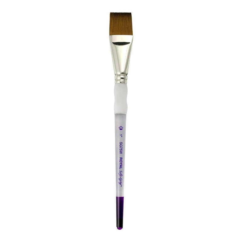Royal & Langnickel Soft Grip Synthetic Sable Watercolour Paint Brushes