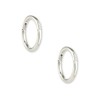 Kendra Scott Gina Seamless Huggie Earrings in 14K White Gold,
