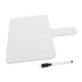 BIUDECO Handheld Double Sided Dry Erase Whiteboard Answer Paddle for Classroom Office Lightweight Writing Boards for Teaching and Interactive Learning