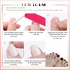 SanFangyue False Toenails – 12 Sizes Artificial Toenails for Sticking,