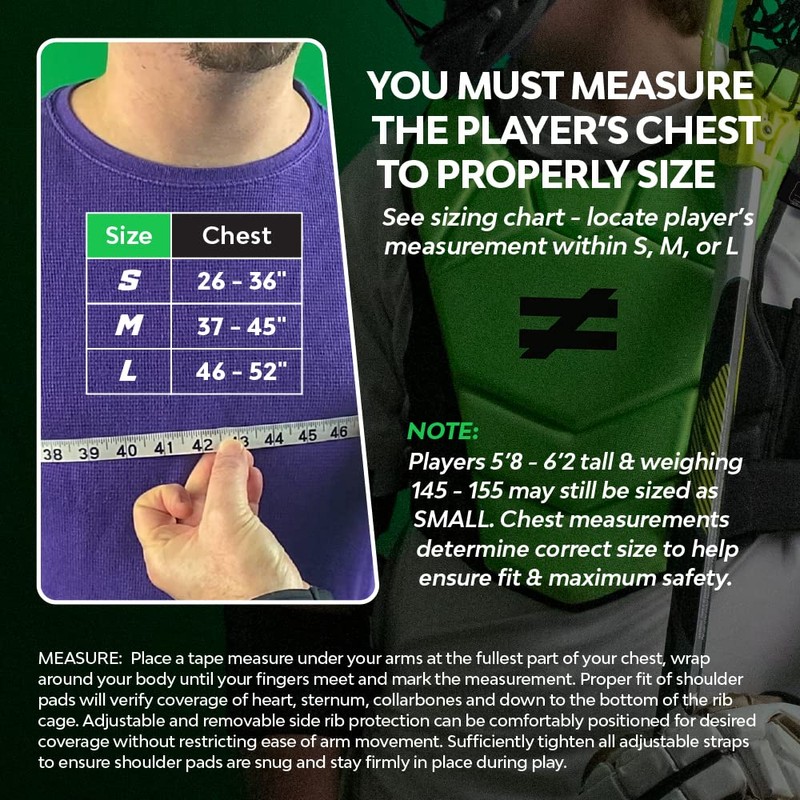 Unequal Lacrosse Goalie CC Chest Protector (Large)