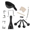 15Pcs Violin Accessory Tailpiece Chin Rest Tuning Peg Fine Tuner