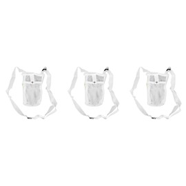 3Pcs Water Bottle Holder Carrier with Adjustable Shoulder Strap Bag Sling Sleeve for Sports Gym Hiking Camping Walking White