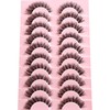 APCYUST Lashes False Wispy Eyelashes Natural Cat Eye Lash Strips