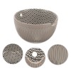 Operitacx Crochet Yarn Bowl Yarn Bowls for Crocheting Crochet Organizer