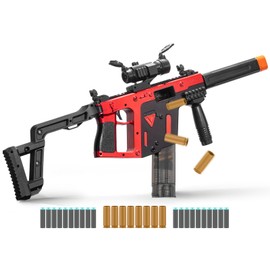 Manul Foam Blaster with Soft Bullets, Toy Blaster Shooting Fun, Outdoor Shooting Activity, 18+