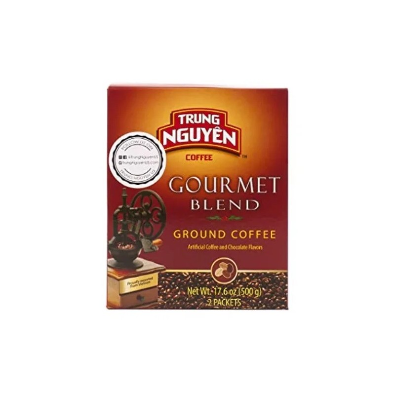 TRUNG NGUYEN LEGEND GOURMET BLEND Premium Roasted Ground Coffee -