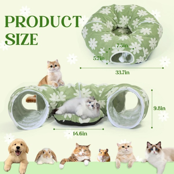 Does not apply Cat Tunnel Bed Indoor Cats Large Pet