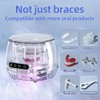 Pulitore Ultrasuoni, Display LED Timer Portatile Pulitore Ultrasuoni Apparecchio Denti,per
