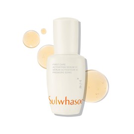 Sulwhasoo First Care Activating Serum, Mini - Skin Barrier Strengthening Anti-Aging Face Serum, Visibly Plumps & Hydrates, Reduces Visible Fine Line & Wrinkles, Vitamin C, Travel Size - 0.50 fl. oz.